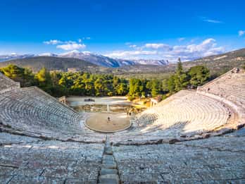 Epidaurus: Tempel des Äskulap und Theater mit optionalem Audio
