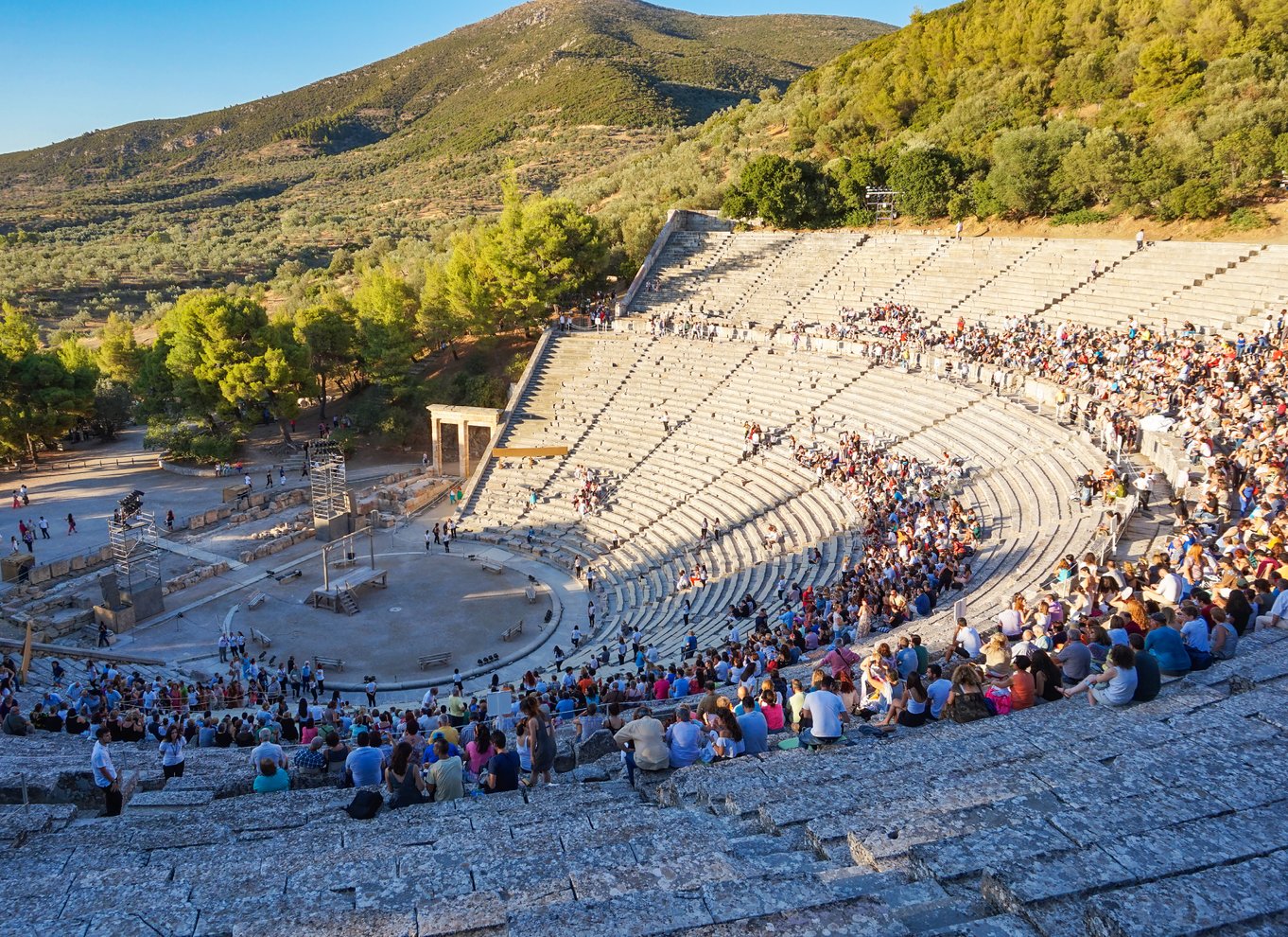 Epidaurus: Asklepios' tempel og teater med valgfri lyd