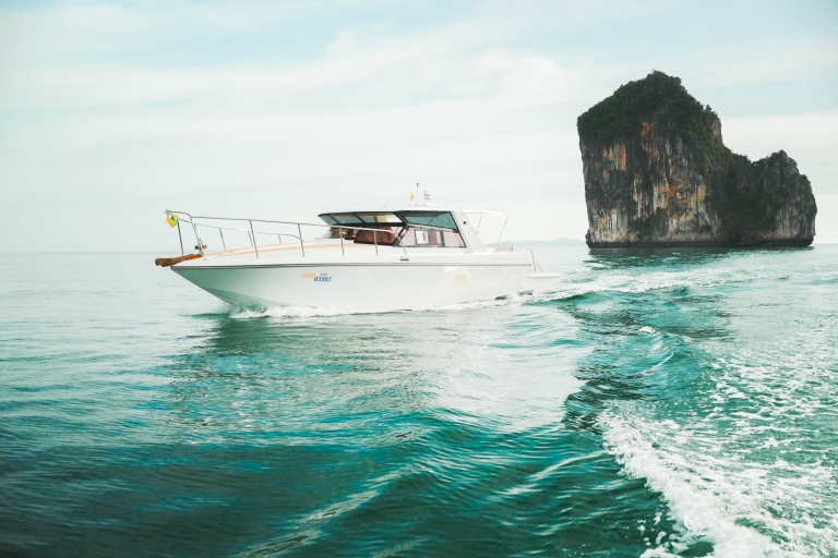 Excursion d'une journée dans les îles Phi Phi en bateau rapide de luxeKrabi : Excursion d'une journée en Speed de luxe aux îles Phi Phi Maya Bay