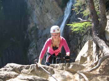Ötztal : Via Ferrata à la chute d'eau de Lehner