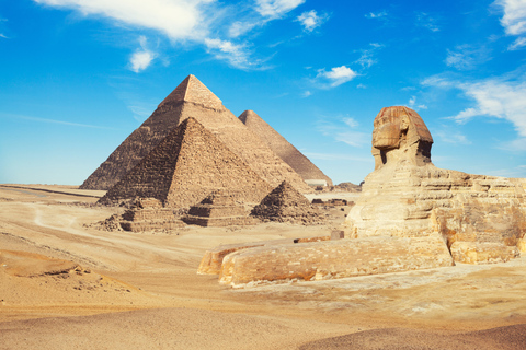 Cairo: Giza Pyramids, Sphinx and Valley Temple Guided TourPrivate Tour including Transfers, Eng Guide, and Entrance