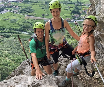 Arco: Via Ferrata familievennlig klatretur