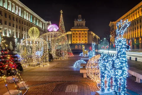 Christmas Tour of Sofia: The City of Lights & Holiday Cheer!