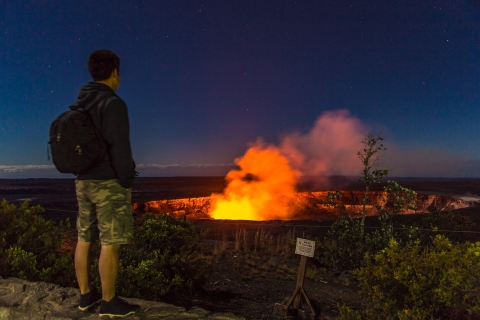 Big Island Twilight Volcano i obserwacja gwiazd