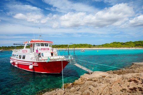 Menorca: boottocht van een hele dag met paella-lunchTour met hotelovername