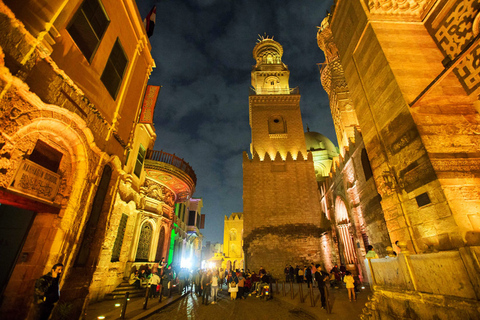 Cairo: Cairo by Night Guided Sightseeing Tour