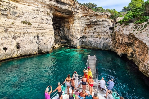 Menorca: Ganztägige Bootstour mit Paella-MittagessenTour mit Treffpunkt