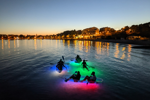 Split: Passeio guiado de caiaque à noite iluminadaSplit: passeio de caiaque guiado à noite iluminada