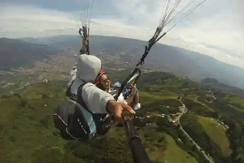 experiência de parapente