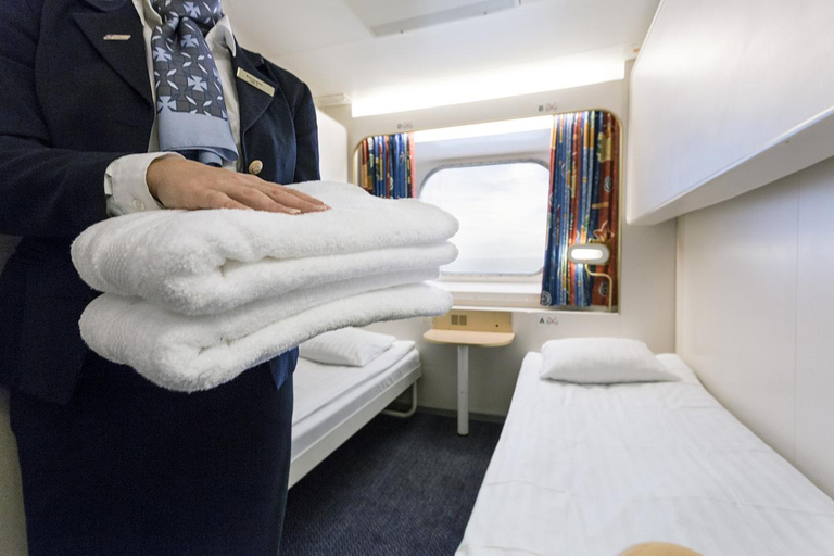 From Oslo: 2-Night Return Mini Cruise to Copenhagen 4 Bunk Beds, Sea View Cabin with Private Ensuite Bathroom