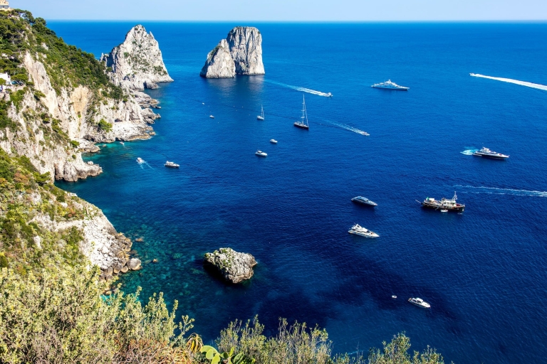 Capri Tag und Nacht von Sorrent aus