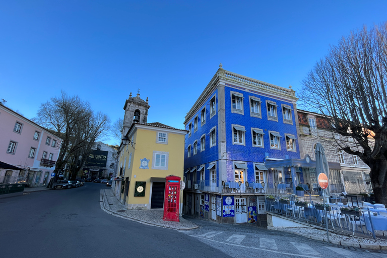 Sintra Downtown Rundvandring med Regaleira &amp; Biester PalaceSintra Downtown Rundvandring Mötesplats