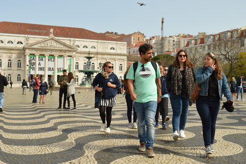 Lisbon: City Walking Group Tour with German Speaking Guide Private Führung (vielfältige Stadtführung)