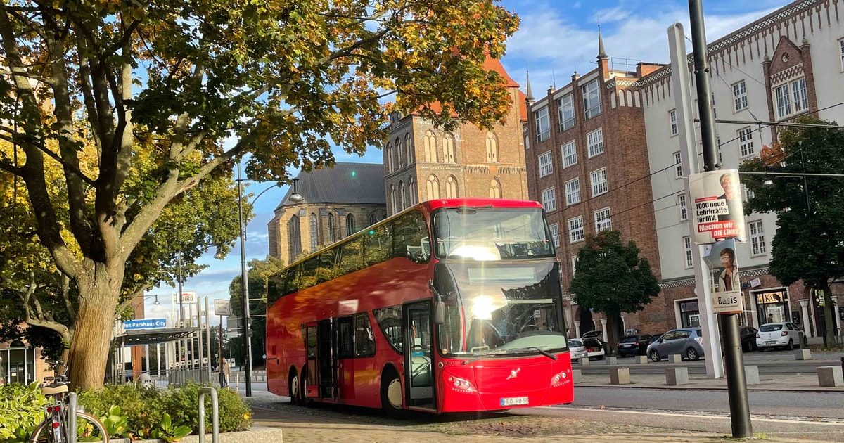 Rostock City Sightseeing Bus Tour with Live Commentary GetYourGuide