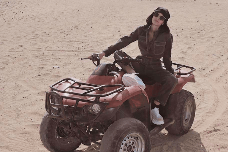 Desert Safari by Quad Bike Around Pyramids enjoying Sunset Desert Safari by Quad Bike Around Pyramids enjoying Sunset o