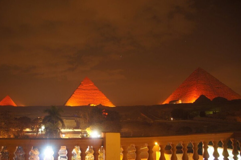 Cairo:Great Pyramid Inn Dinner With Pyramids View