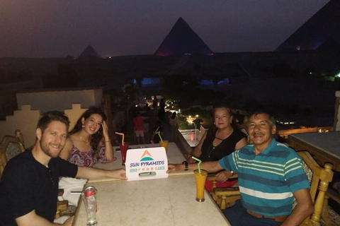 Le Caire : Dîner à l'auberge de la Grande Pyramide avec vue sur les pyramides