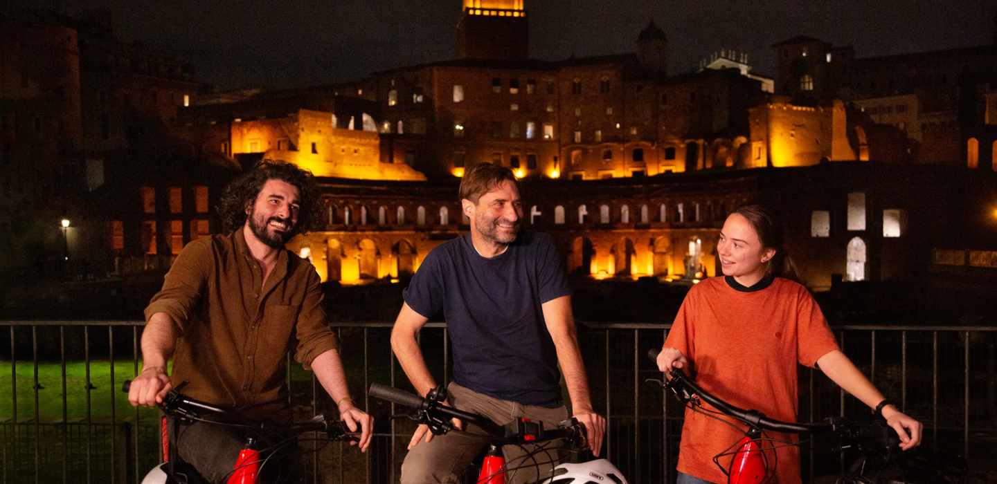 Rom: Hochwertige E-Bike Abendtour mit optionalem Abendessen