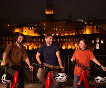 Rome: Cannondale E-Bike Evening Tour with optional Dinner