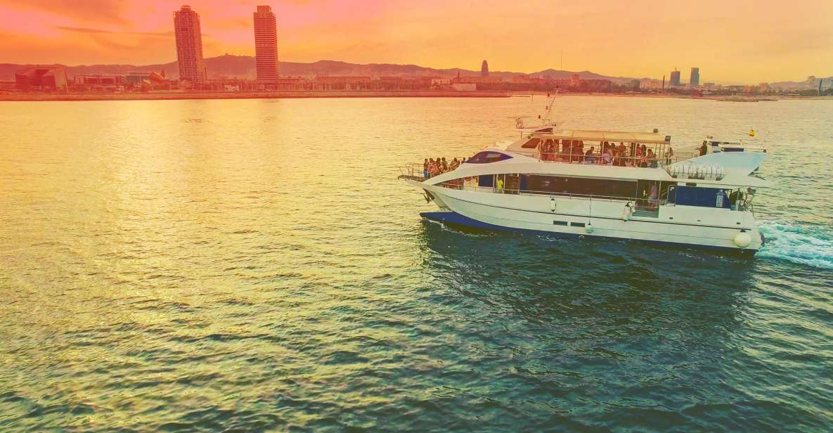 party boat tour barcelona