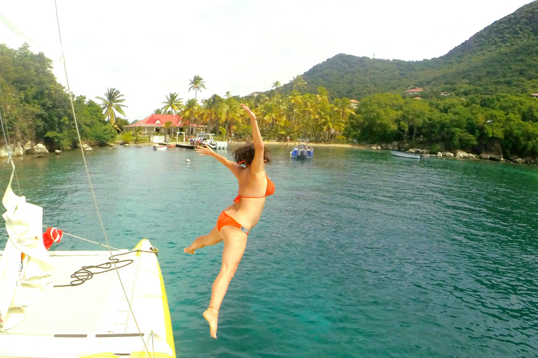 2h Sailing catamaran in La Baie des Saintes