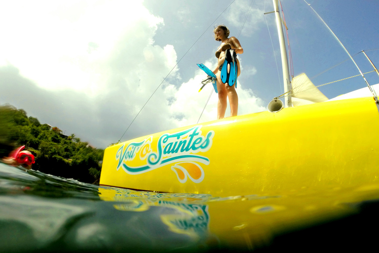 2h Sailing catamaran in La Baie des Saintes