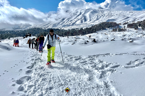 Piano Provenzana: Guided Mt. Etna Snowshoeing Trek