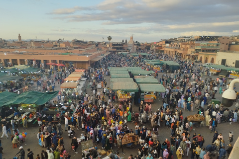 Um passeio guiado pelas melhores vistas de Marrakech.Um passeio com guia para que você tenha as melhores vistas de Marrakech.