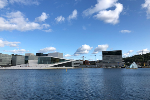 Oslo : Visite guidée de la ville en autocar avec croisière sur le fjord