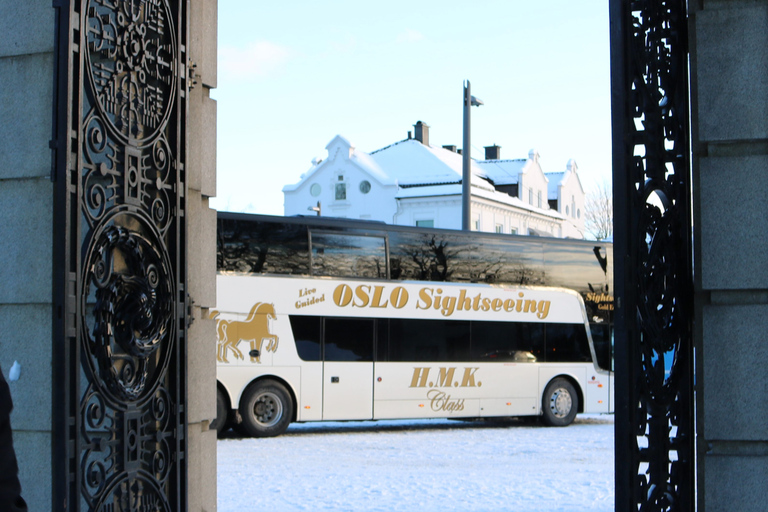 Oslo : Visite guidée de la ville en autocar avec croisière sur le fjord