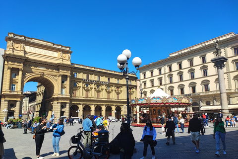 Florencia: Centro de la ciudad, Galería de la Academia y de los UffiziVisita en inglés