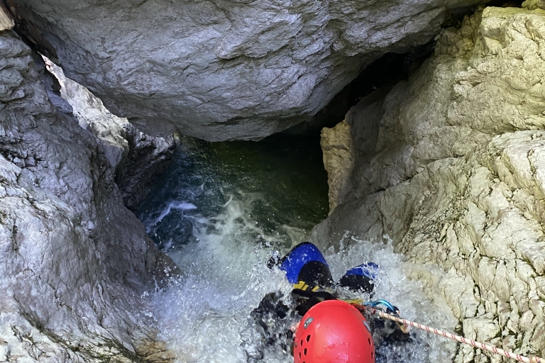 Bovec: Eenvoudige Canyoning Tour in Sušec (niveau 1) + fotoBovec, Slovenië: eenvoudig canyoning in Susec (niveau 1) + foto's