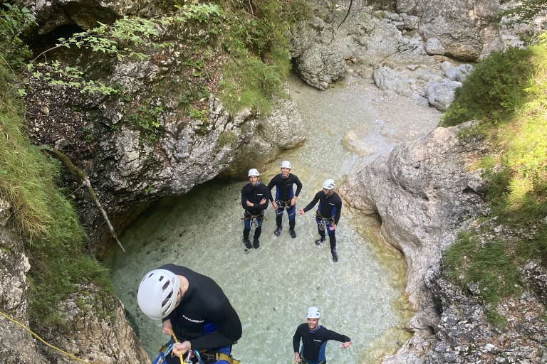 Bovec : Canyoning de difficulté moyenne à Fratarica + photoBovec : Canyoning de difficulté moyenne dans les gorges de Fratarica
