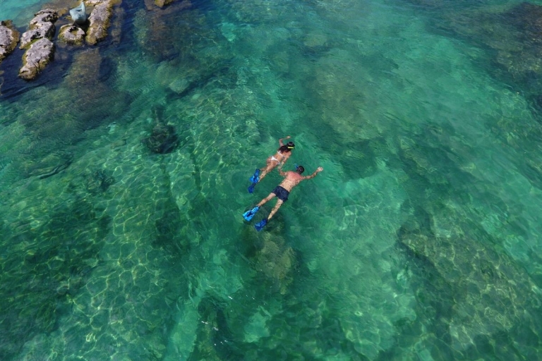 Au départ de Cancun : Visite guidée d'une demi-journée : Tulum, plongée en apnée et CenoteSeulement Akumal