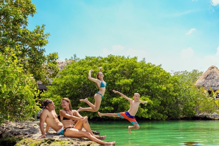 From Cancun: Half-Day Guided Tour: Tulum, Snorkel and Cenote Tulum, Akumal and Cenote