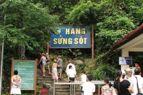 Journée complète dans la baie d'Halong : grotte surprenante, île de Titop, grotte de Luon
