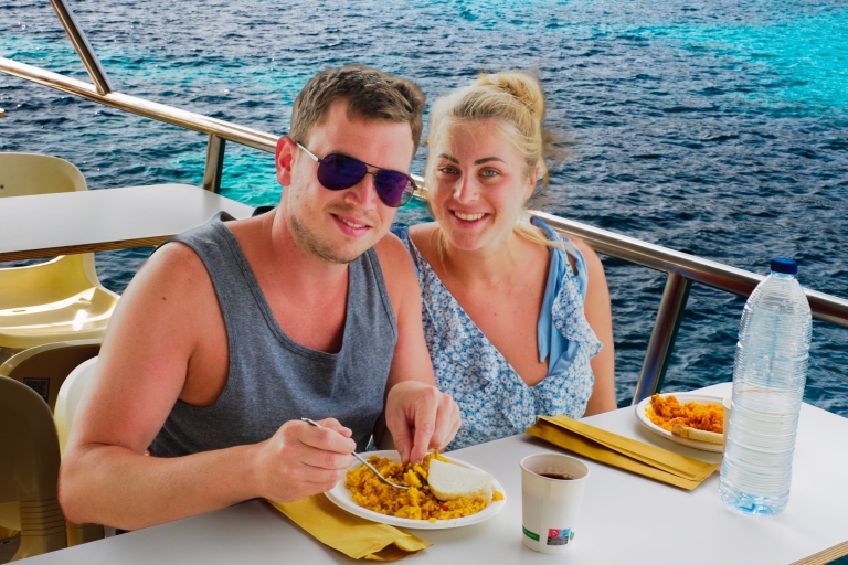 Menorca: Full-Day Boat Tour with Paella Lunch Tour with Hotel Pickup