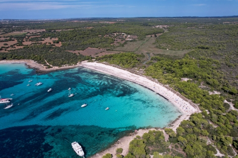 Menorca: boottocht van een hele dag met paella-lunchTour met hotelovername