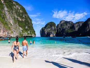 Krabi: Phi Phi Islands Speedboat Tour mit Mittagsbuffet