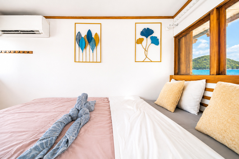 Labuan Bajo: 3-Day Komodo Sailing Ocean View Cabin All Fees Standard Boat | Sharing Room Ocean View | Tiket not Included