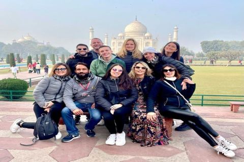 Desde Delhi: Visita al Taj Mahal y al Fuerte de Agra en el Gatimaan Express