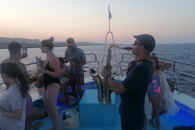 Protaras: Kreuzfahrt bei Sonnenuntergang zum Kap Greco und zur Blauen Lagune
