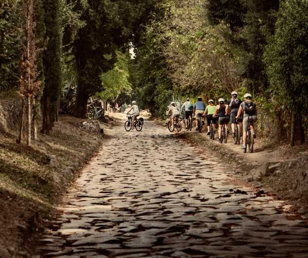 Roma: Excursión de medio día en bicicleta eléctrica por la antigua Vía Apia y los Acueductos