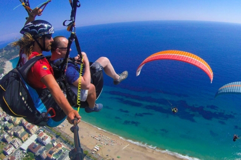 Vanuit Antalya: Alanya Paragliding-ervaring met strandbezoek