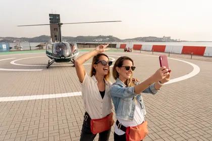 Lissabon: Stadt- und Küstenrundflug mit dem Hubschrauber