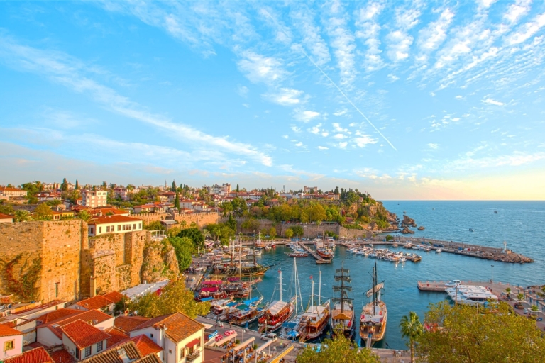 Visite de la vieille ville d'Antalya avec téléphérique et promenade en bateau