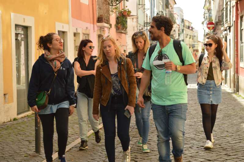 Lisboa: Tour a pé para iniciantes sobre os destaques em alemão