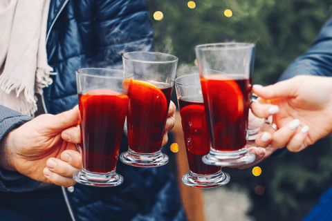 Leipzig: passeio de lancha com vinho quenteLeipzig: Passeio de barco a motor com vinho quente