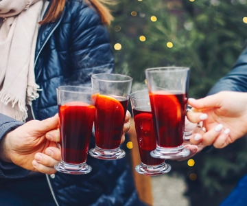 Leipzig: Glühwein Motorboot Tour
