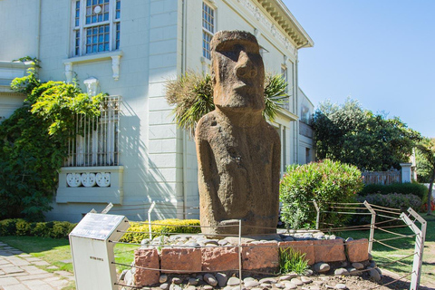 From Santiago: VIP Tour to Valparaiso, Viña del Mar, Wine, and Moai